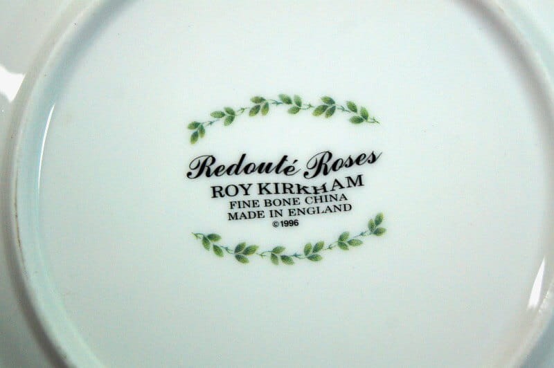 Roy Kirkham Latte Tasse – Bone China Porzellan, Rosen-Design, 480 Ml, Mikrowellen- Und Spülmaschinenfest