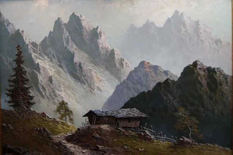 GUSTAW WEISS GUWE PEJZAŻ TYROL