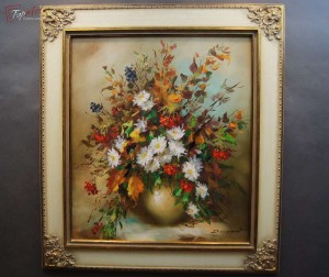 Obraz olejny Pałacowy bukiet kwiatów - Durant