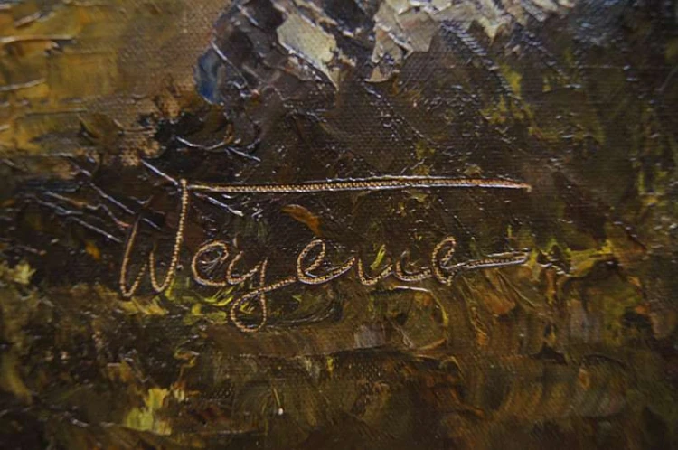 Georg Wegener Triada szczytów Eiger Monch Jungfrau