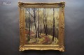 Stary obraz Josef Steib Jesienny Las 1929r