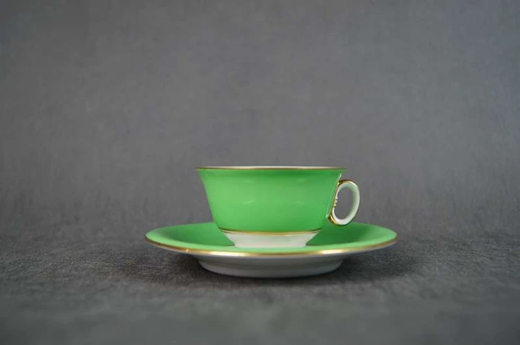 C.M. Hutschenreuther bajeczna zieleń super espresso