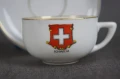 Porcelanowa filiżanka do espresso herb Szwjcarii