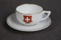 Porcelanowa filiżanka do espresso herb Szwjcarii