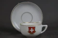 Porcelanowa filiżanka do espresso herb Szwjcarii