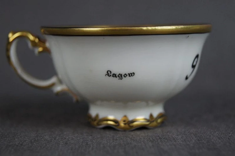 Łagów porcelanowa filiżanka do espresso herb Lagow
