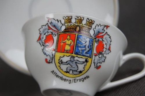 Porcelanowa filiżanka do kawy herb Altenberg