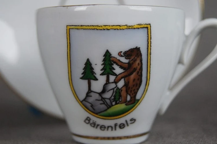 Porcelanowa filiżanka do espresso herb Barenfels