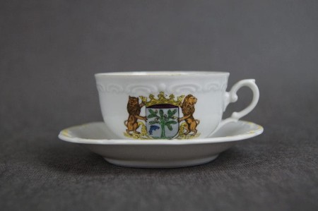 Porcelanowa filiżanka do kawy herb Oranienburg