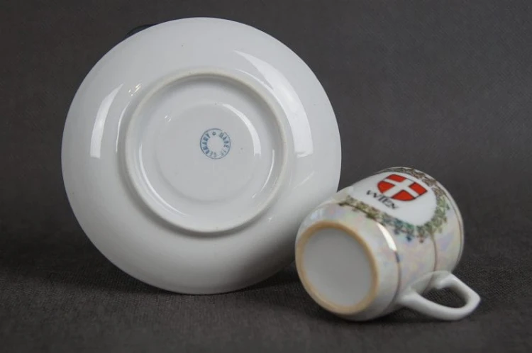 Porcelanowa filiżanka do kawy herb Wien