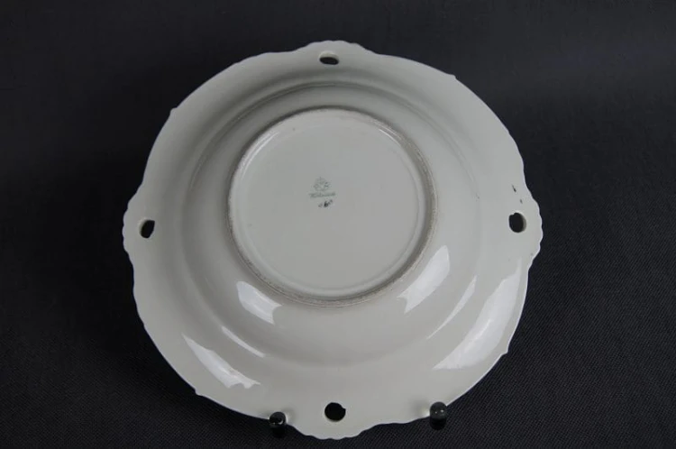 Porcelanowa różana ozdobna patera
