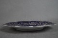 Jaeger kobaltowa duża porcelanowa patera