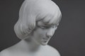 Porcelana Wallendorf biała figura akt kobiety