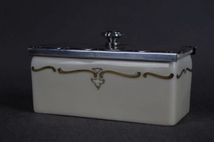 Wellner Rosenthal porcelanowy pojemnik na miód i konfitury