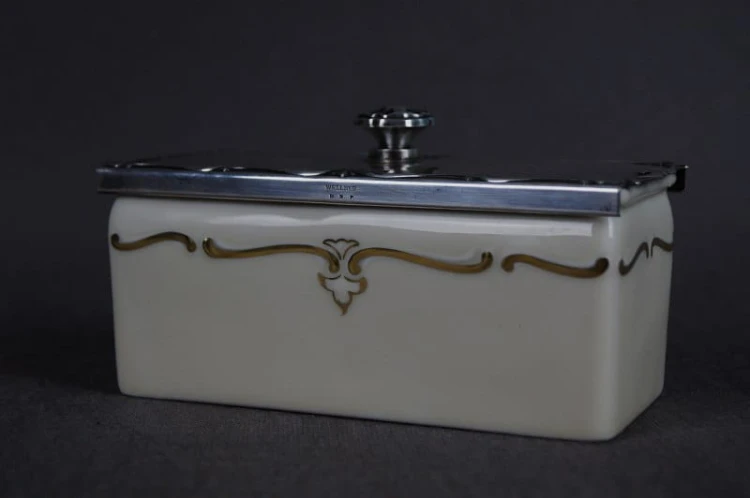 Wellner Rosenthal porcelanowy pojemnik na miód i konfitury