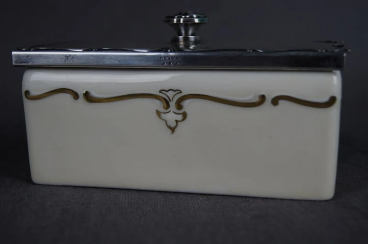 Wellner Rosenthal porcelanowy pojemnik na miód i konfitury