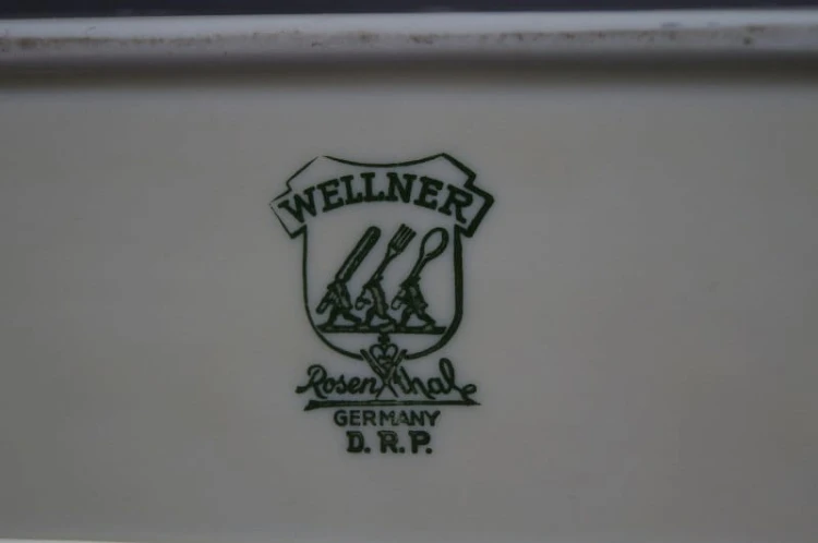 Wellner Rosenthal porcelanowy pojemnik na miód i konfitury