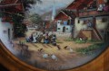 Wiejskie klimaty dekoracyjny talerz porcelana Seltmann