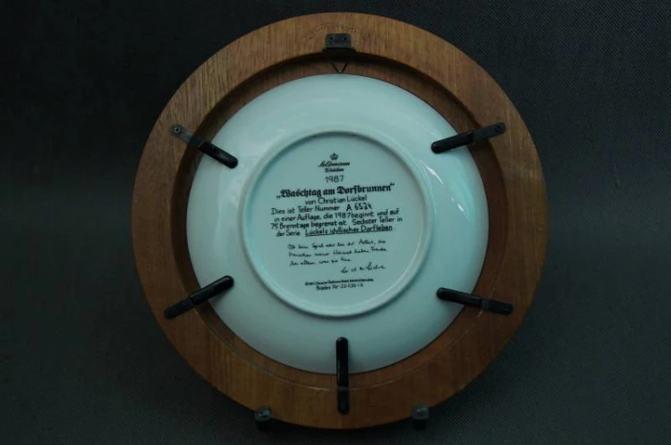 Wiejskie klimaty dekoracyjny talerz porcelana Seltmann