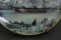 Kliper Marco Polo kolekcja żaglowce talerz Franklin Porcelain