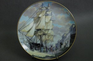 Franklin Porcelain talerz kolekcja żaglowce kliper Oriental