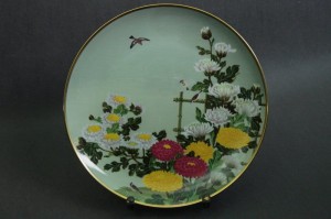 Ogród pełen kwiatów talerz kolekcja Japonia