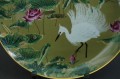 Żuraw / Tsuru porcelanowy talerz kolekcja Japonia