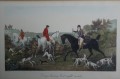 Litografia scena z polowania Carl Vernet