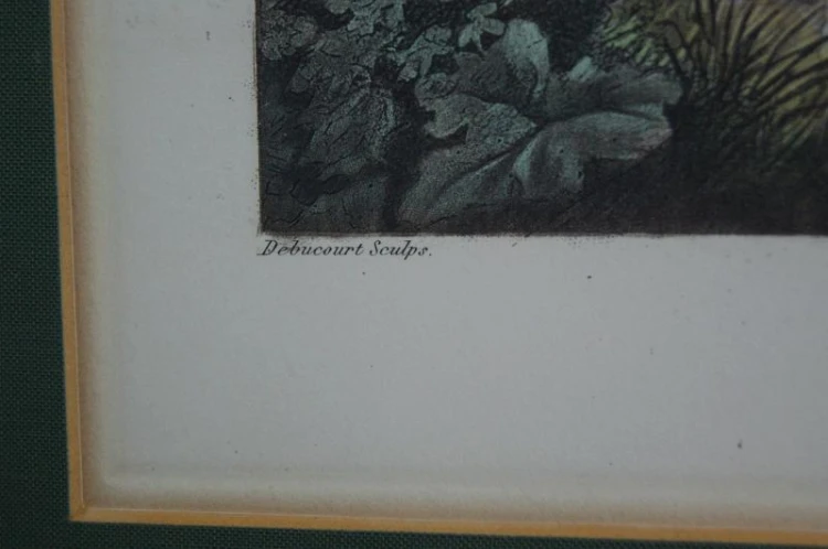 Litografia scena z polowania Carl Vernet