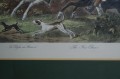 Scena z polowania stara litografia Carl Vernet