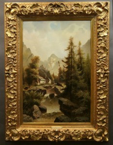 Promienny alpejski pejzaż ⭐ H. Kretschy