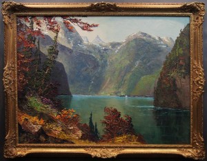 Przepiękny krajobraz Jezioro Konigssee Hans Kaluske