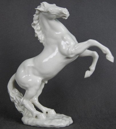 Koń biała porcelanowa figura Hutschenreuther
