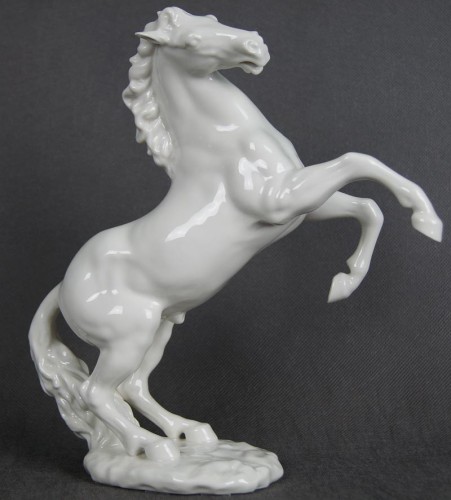 Koń biała porcelanowa figura Hutschenreuther