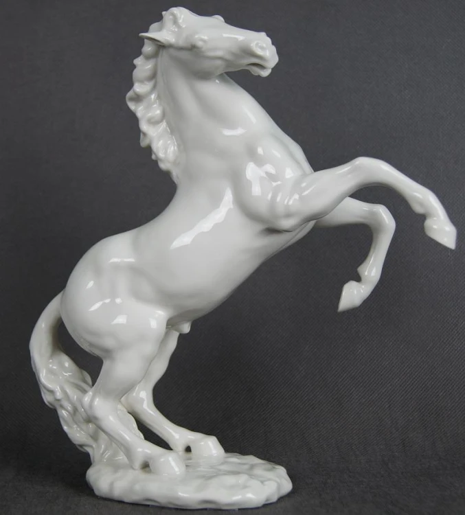 Koń biała porcelanowa figura Hutschenreuther
