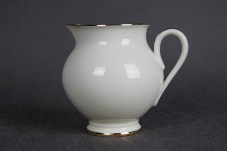 Serwisowy mlecznik porcelana Furstenberg Księżna Goldring