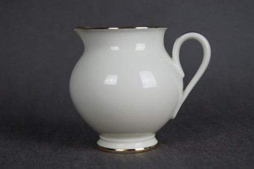 Serwisowy mlecznik porcelana Furstenberg Księżna Goldring