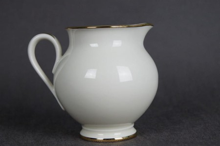 Serwisowy mlecznik porcelana Furstenberg Księżna Goldring