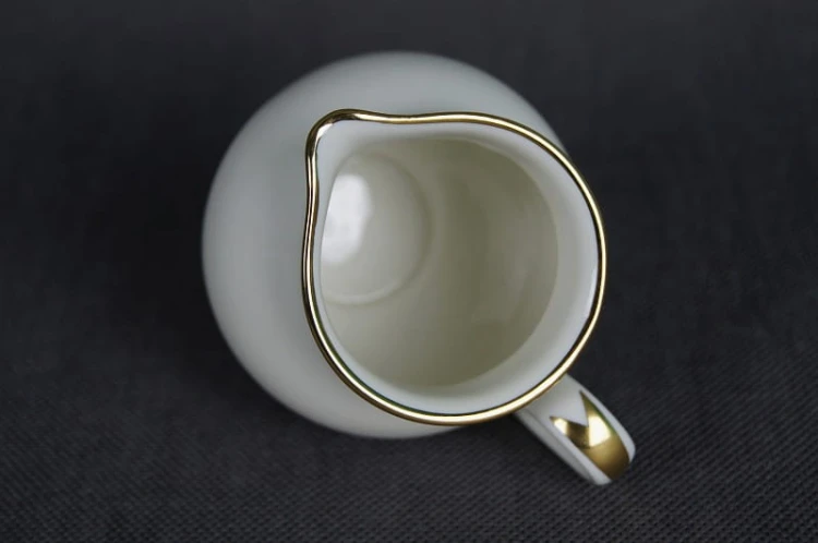 Serwisowy mlecznik porcelana Furstenberg Księżna Goldring