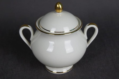 Serwisowa cukiernica porcelana Furstenberg Księżna Goldring