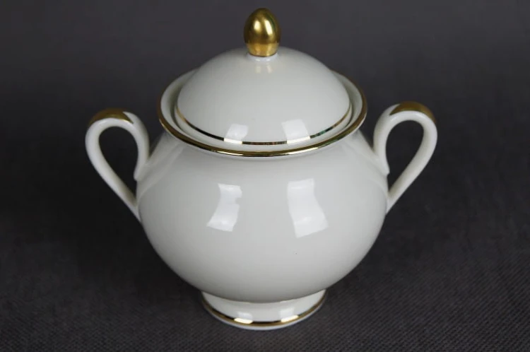 Serwisowa cukiernica porcelana Furstenberg Księżna Goldring