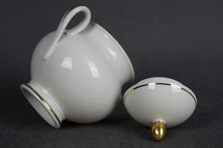 Serwisowa cukiernica porcelana Furstenberg Księżna Goldring