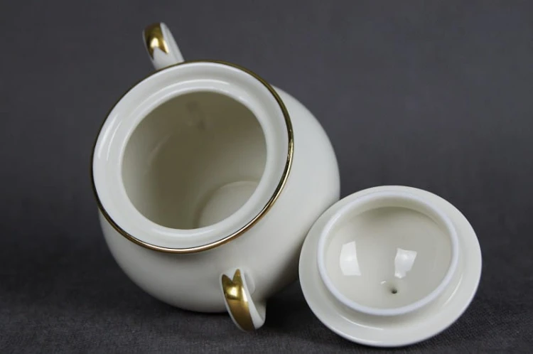 Serwisowa cukiernica porcelana Furstenberg Księżna Goldring