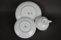 Herbaciane trio porcelana Hutschenreuther kwiat Pełnik