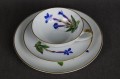 Porcelana Hutschenreuther kwiat Szafranu na śniadaniówce