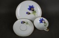 Trio do herbaty z kwiatem Szafranu Hutschenreuther porcelana