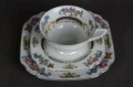 Porcelana Zeh Scherzer nietuzinkowe trio śniadaniowe