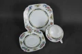 Porcelana Zeh Scherzer nietuzinkowe trio śniadaniowe
