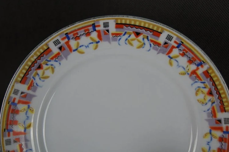 Art Deco zestaw śniadaniowy porcelana Bayer Ostmark
