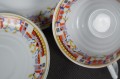 Art Deco zestaw śniadaniowy porcelana Bayer Ostmark